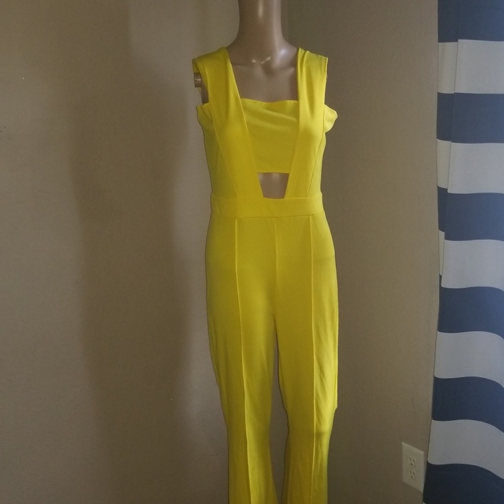 Yellow jumpsuit